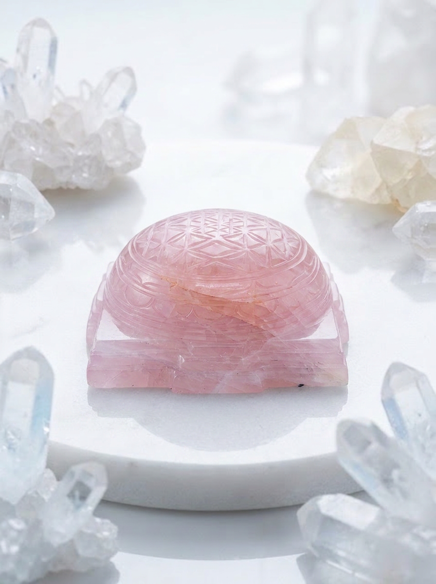 Rose Quartz Shree Yantra