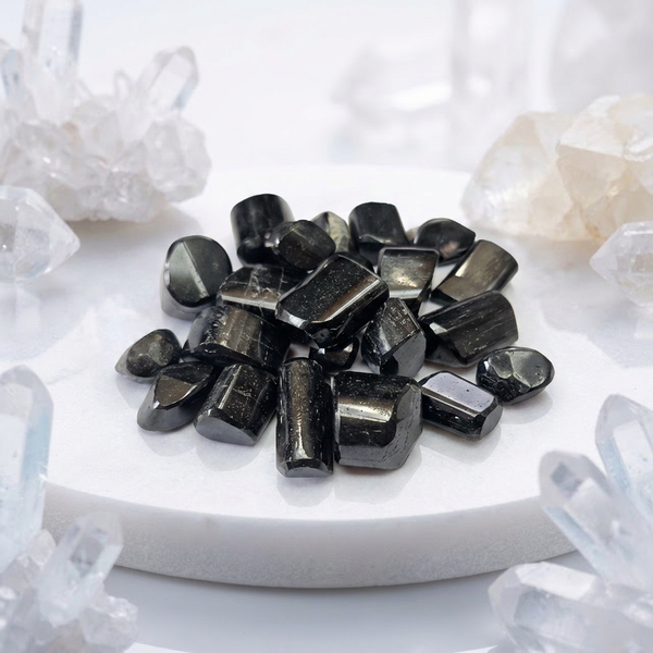 Black Tourmaline Tumbles