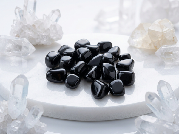Black Obsidian Tumbles