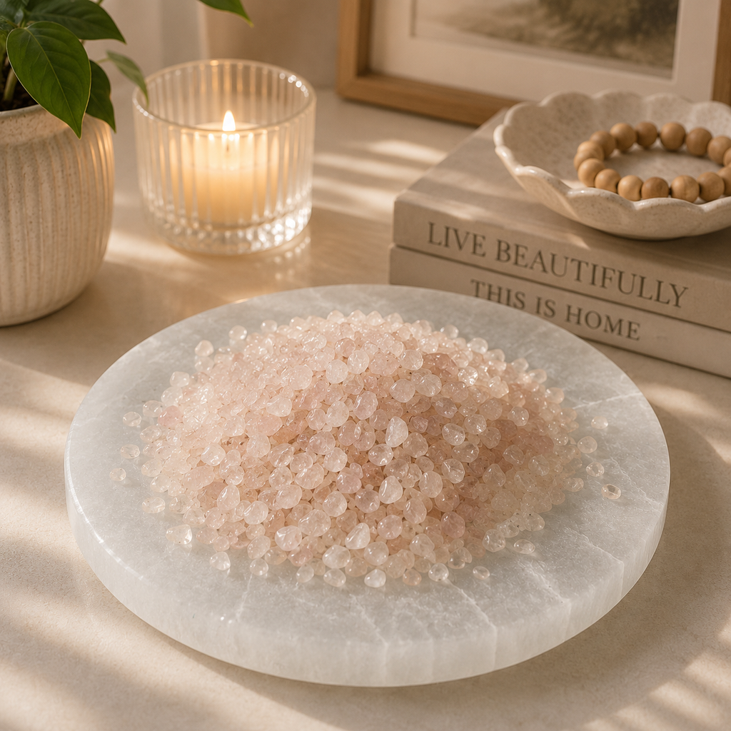 Rose Quartz Chips