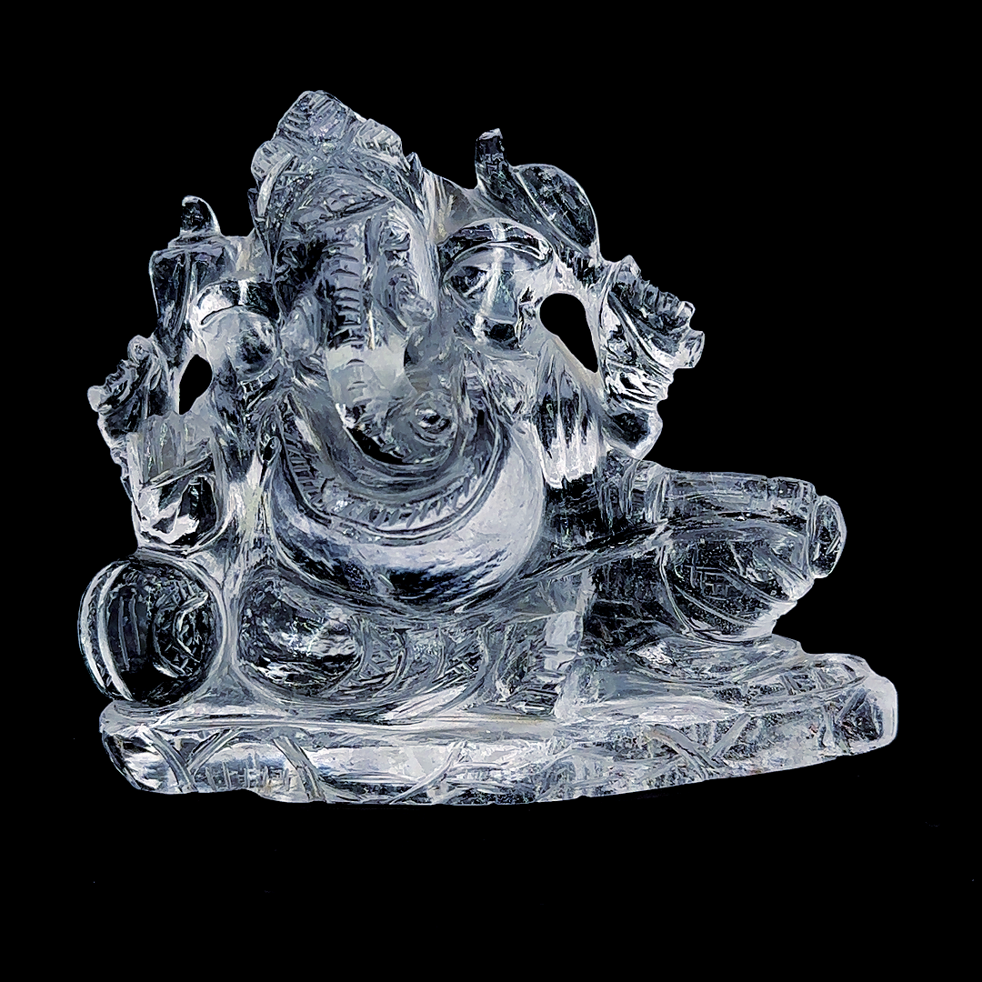 Clear Quartz Ganesha