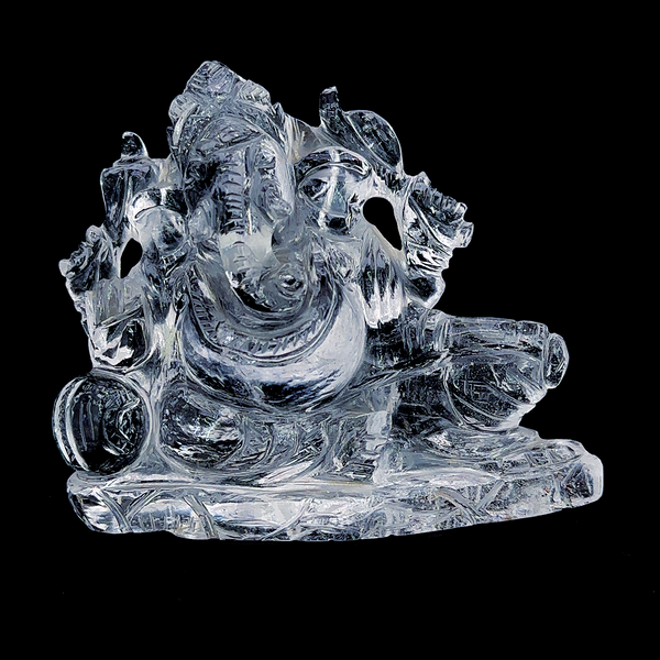 Clear Quartz Ganesha