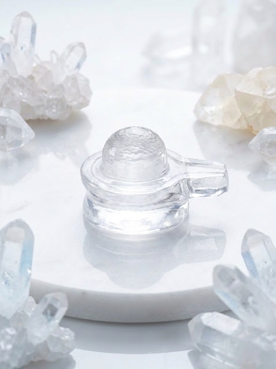 Clear Quartz Shivling
