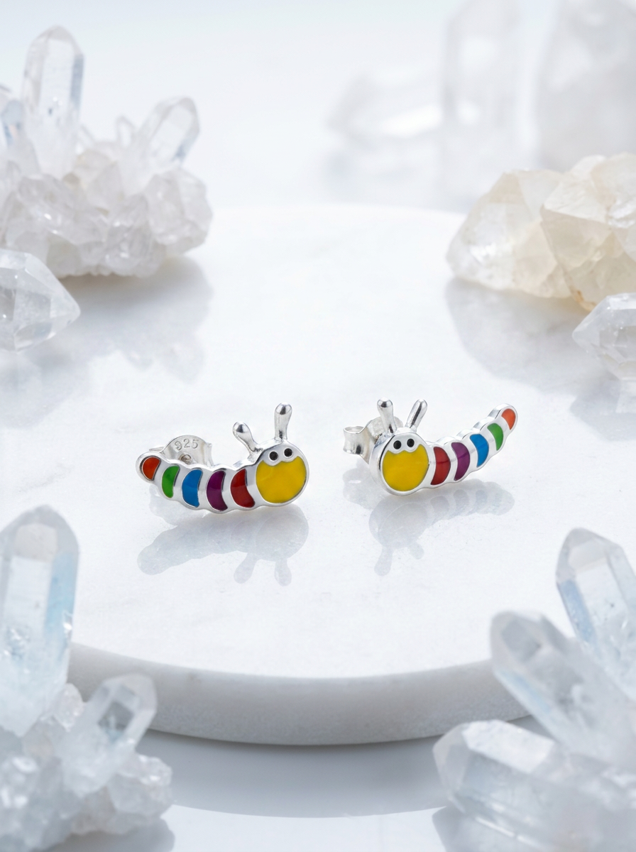 Dopamine Crawler Minis meenakari earrings