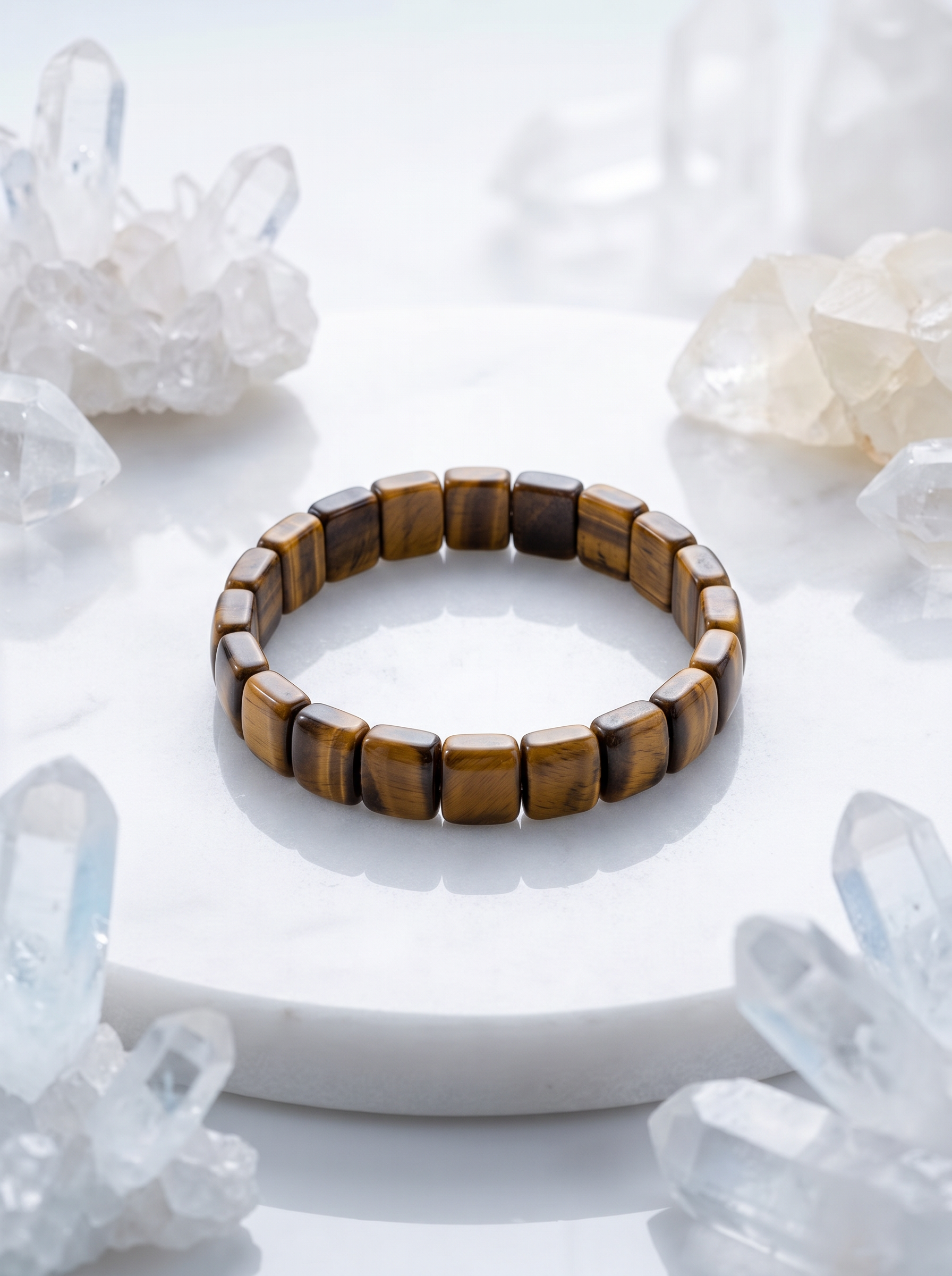 Natural Golden Tiger's Eye Bracelet – Healing Crystal for Abundance, Confidence & Success