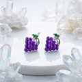 Grapevine Candy meenakari earrings