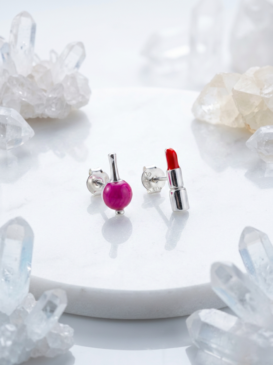 Midnight Touch-Up meenakari earrings