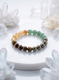 Natural Money Magnet Bracelet – Powerful Crystal Combination for Wealth & Prosperity