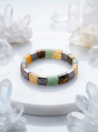Money Magnet Square Shape Beads Bracelet