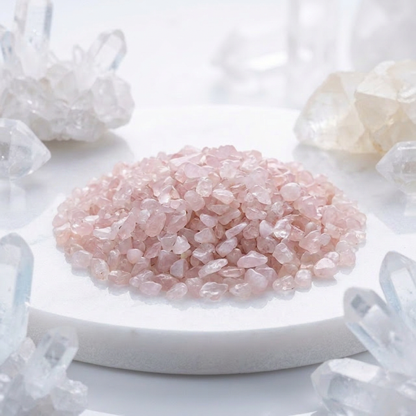 Rose Quartz Chips