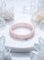 Natural Rose Quartz Bracelet – Healing Crystal for Unconditional Love, Romance & Self-Care