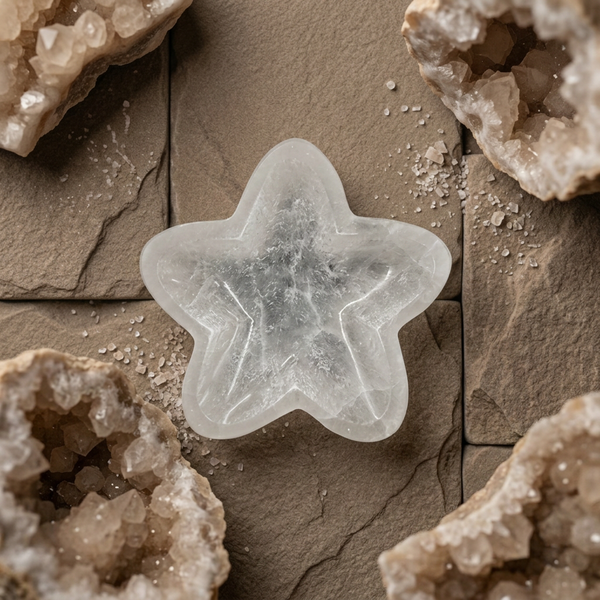 Selenite Bowl – Star