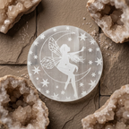 Selenite Disc – Round Fairy