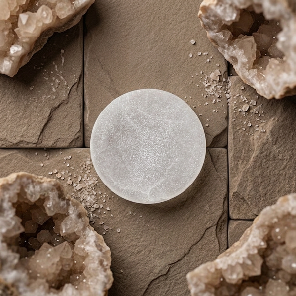 Selenite Disc – Round Plain