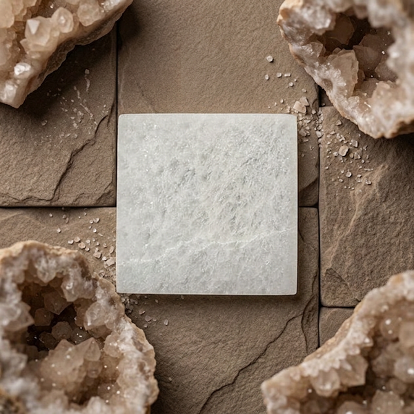 Selenite Disc – Square Plain