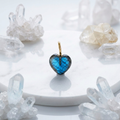 Heart Shape Labradorite Silver Pendant