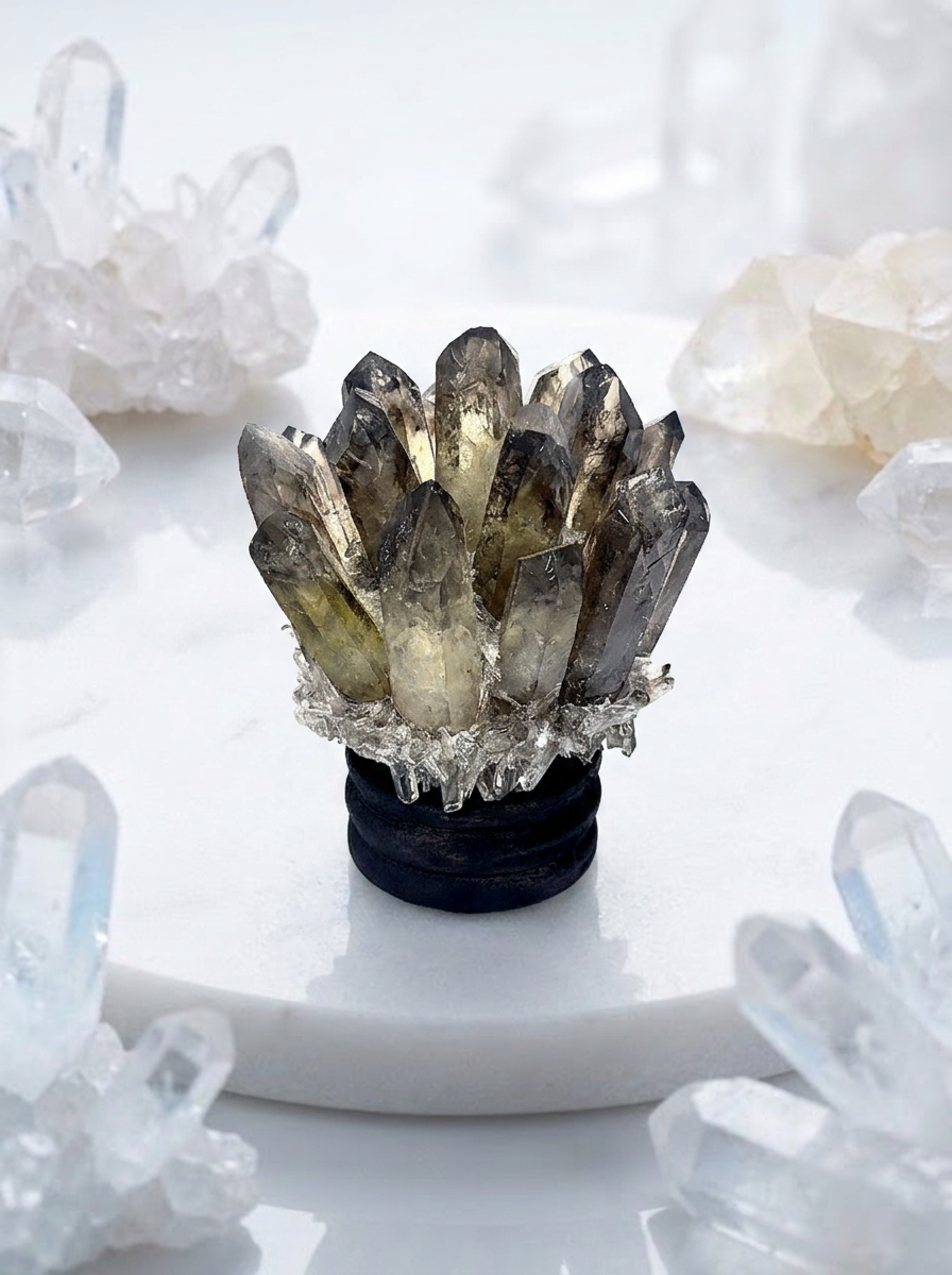 Smokey Quartz Cluster