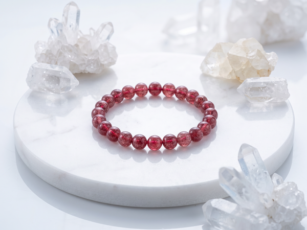 Strawberry Quartz Bracelet
