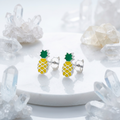 Sweet Spiky meenakari earrings