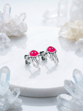 The Pink Jelly Fish Earrings