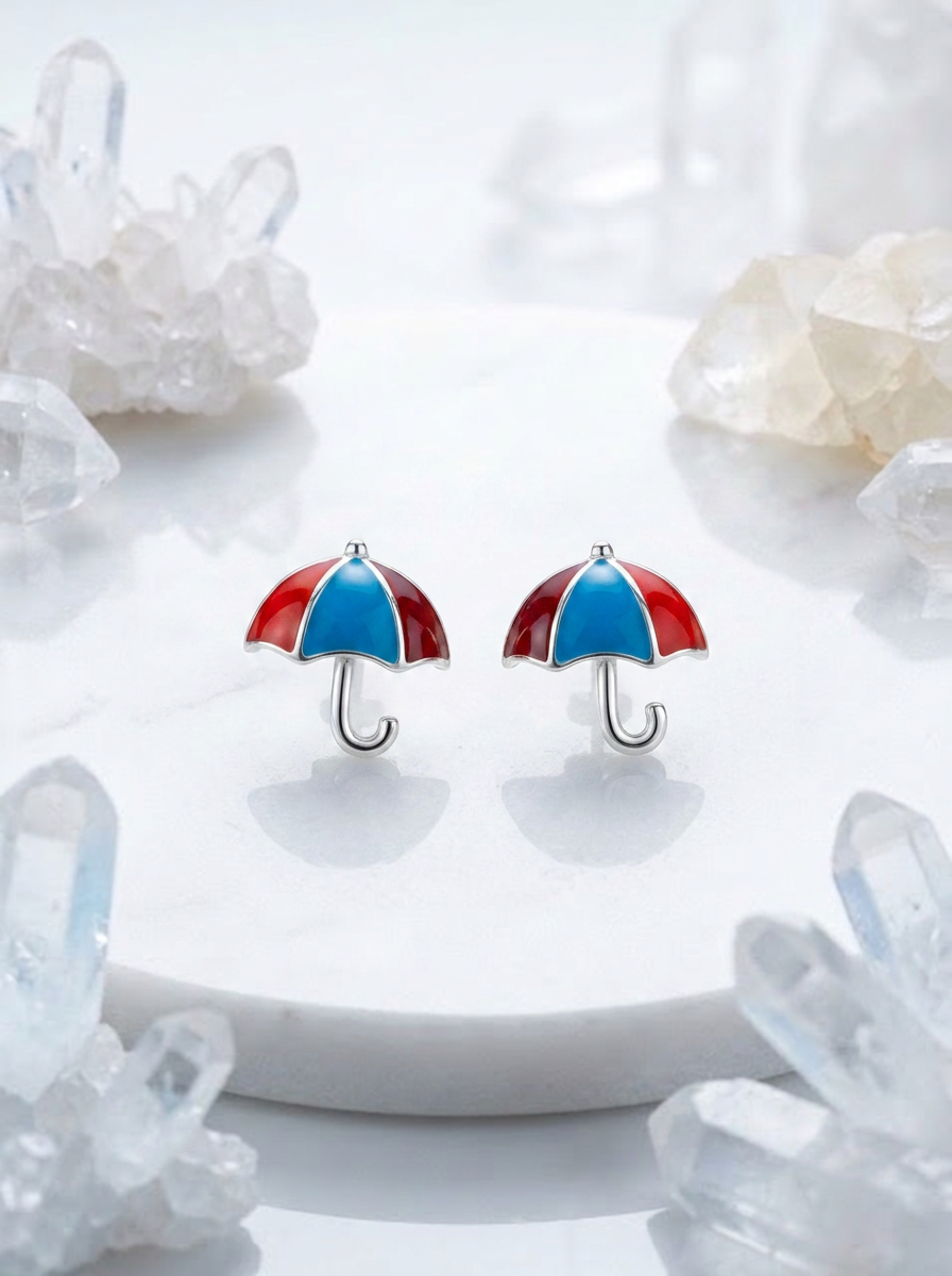 The Rain-Check Enamel Earrings meenakari earrings