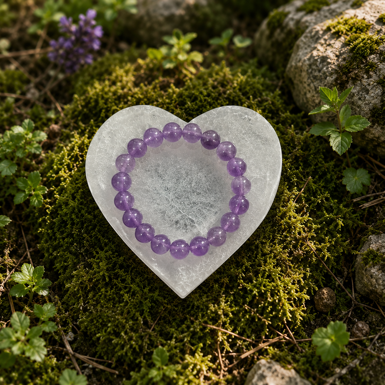 Selenite Bowl – Heart