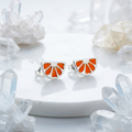 Vitamin C Coded Buttons meenakari earrings