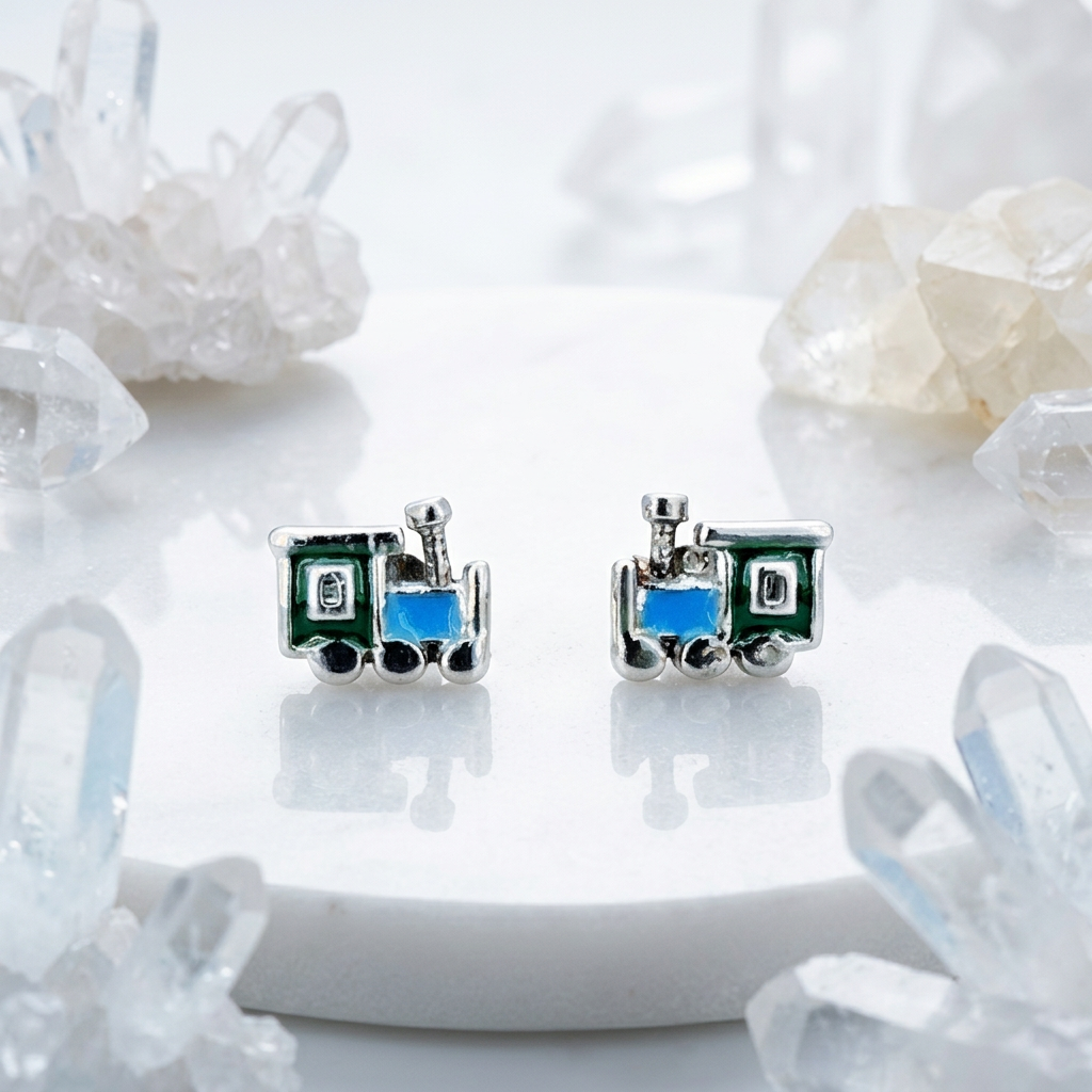 Wanderlust Express meenakari earrings