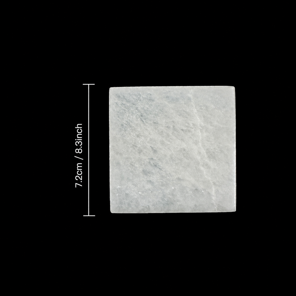 Selenite Disc – Square Plain