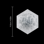Selenite Bowl – Hexagonal Round Inside