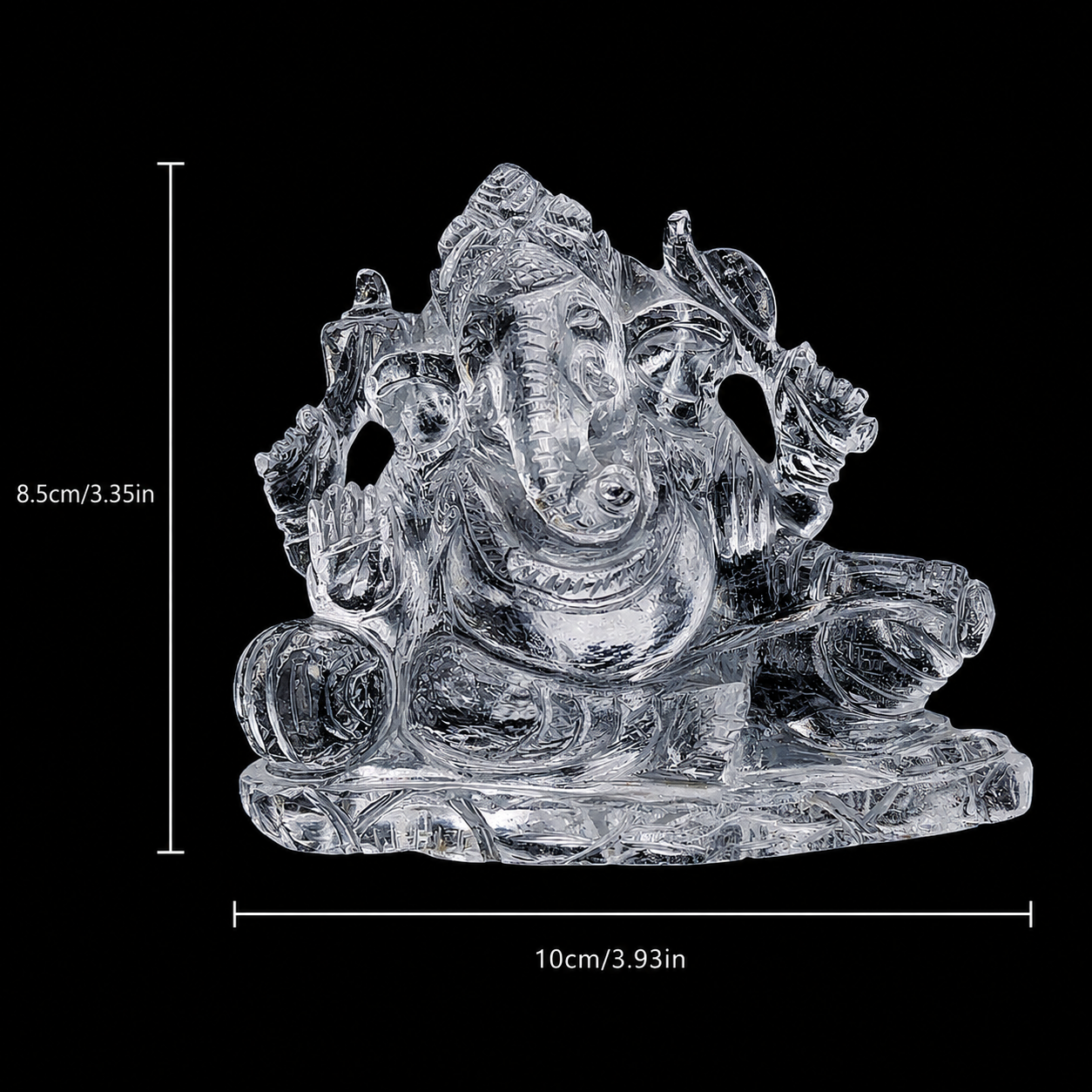 Clear Quartz Ganesha