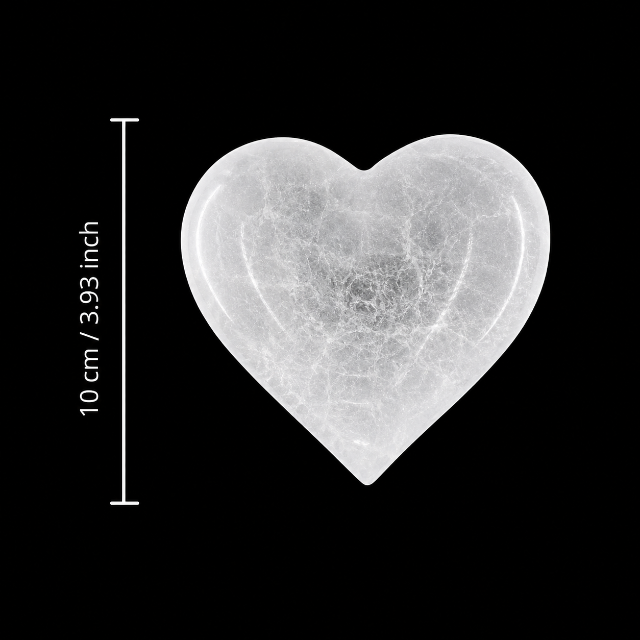 Selenite Bowl – Heart