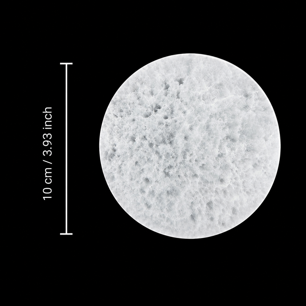 Selenite Disc – Round Plain