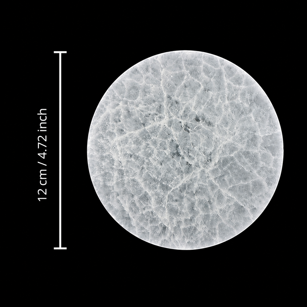 Selenite Disc – Round Plain