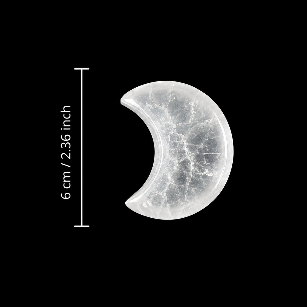 Half Moon Selenite Bowl
