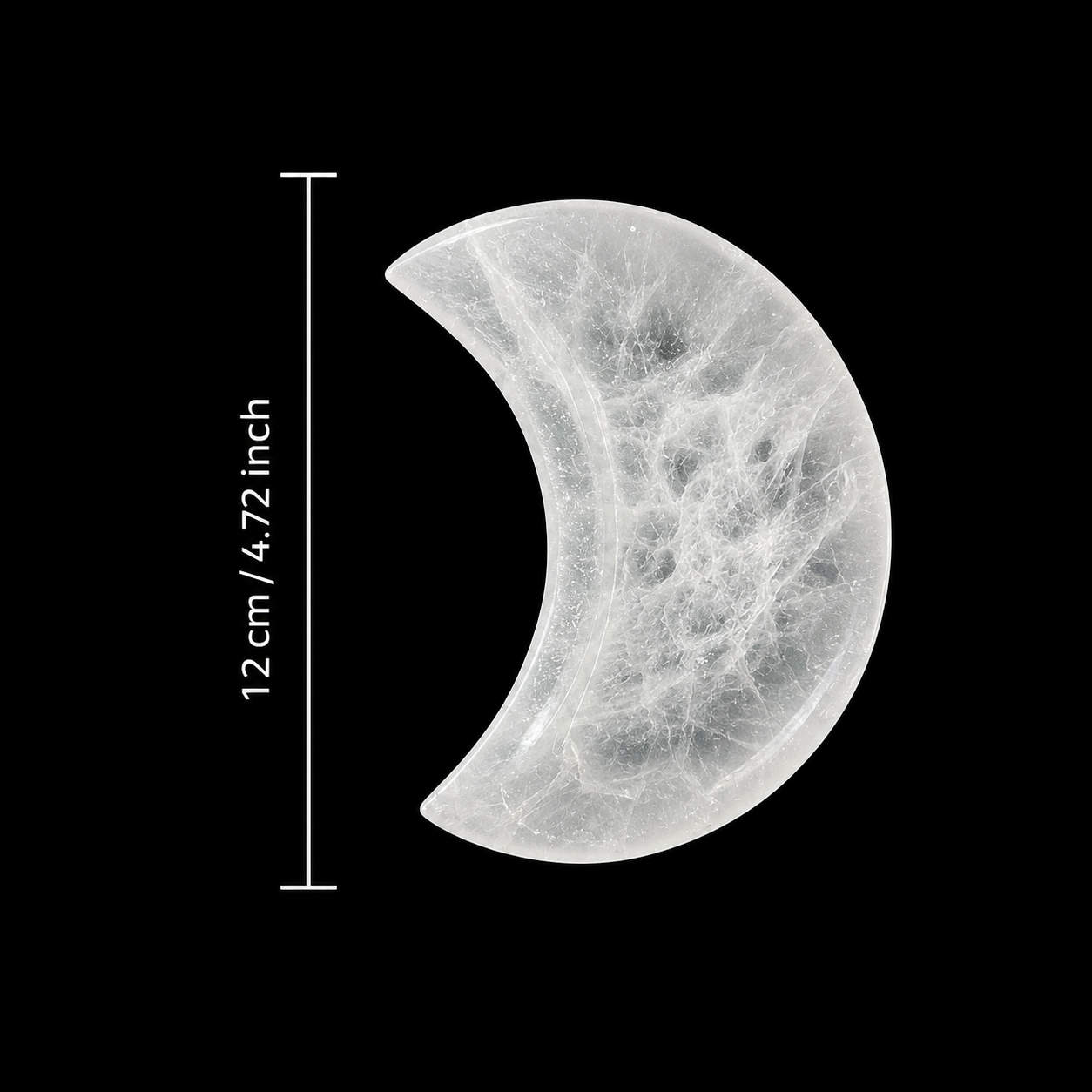 Half Moon Selenite Bowl