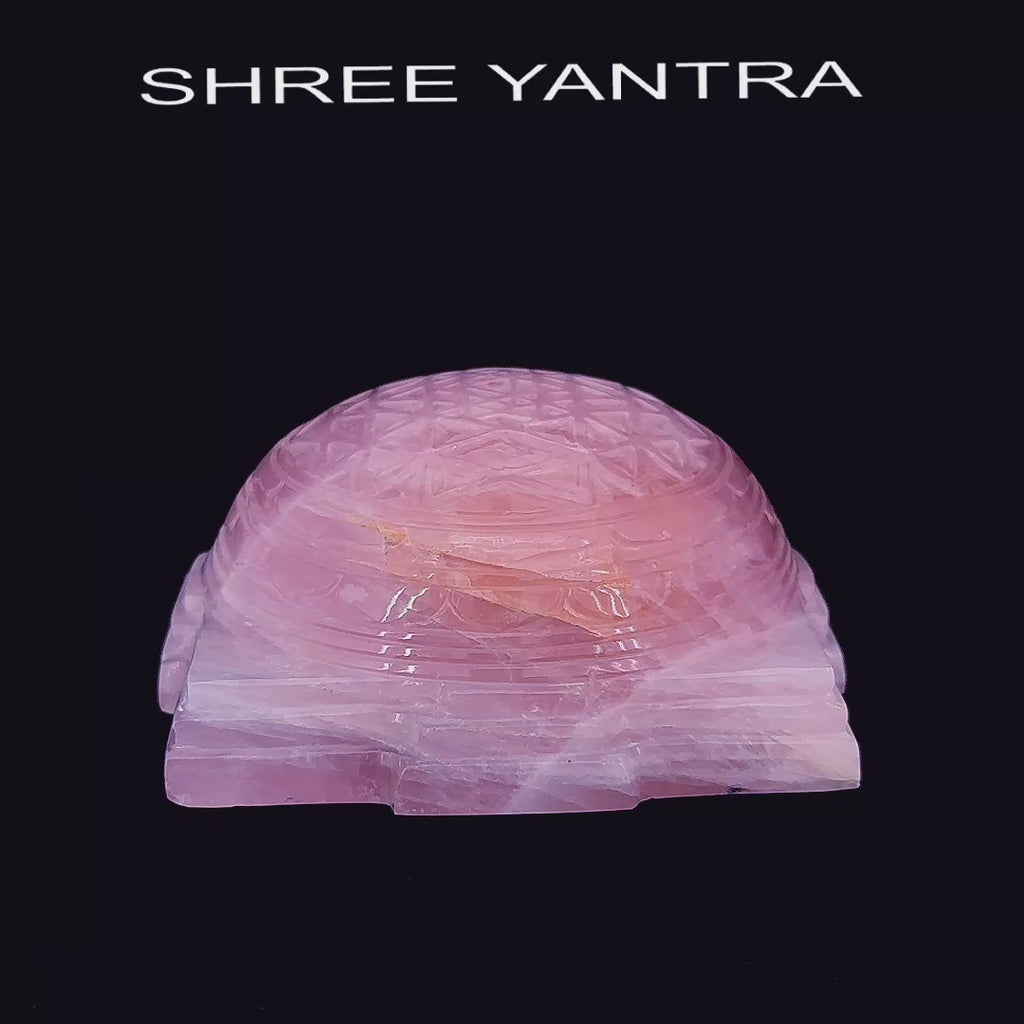 Rose Quartz Shree Yantra