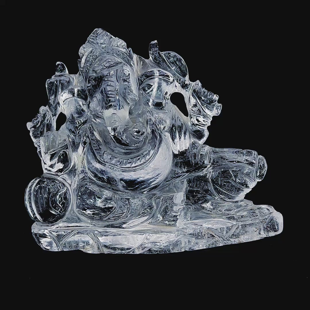 Clear Quartz Ganesha Video