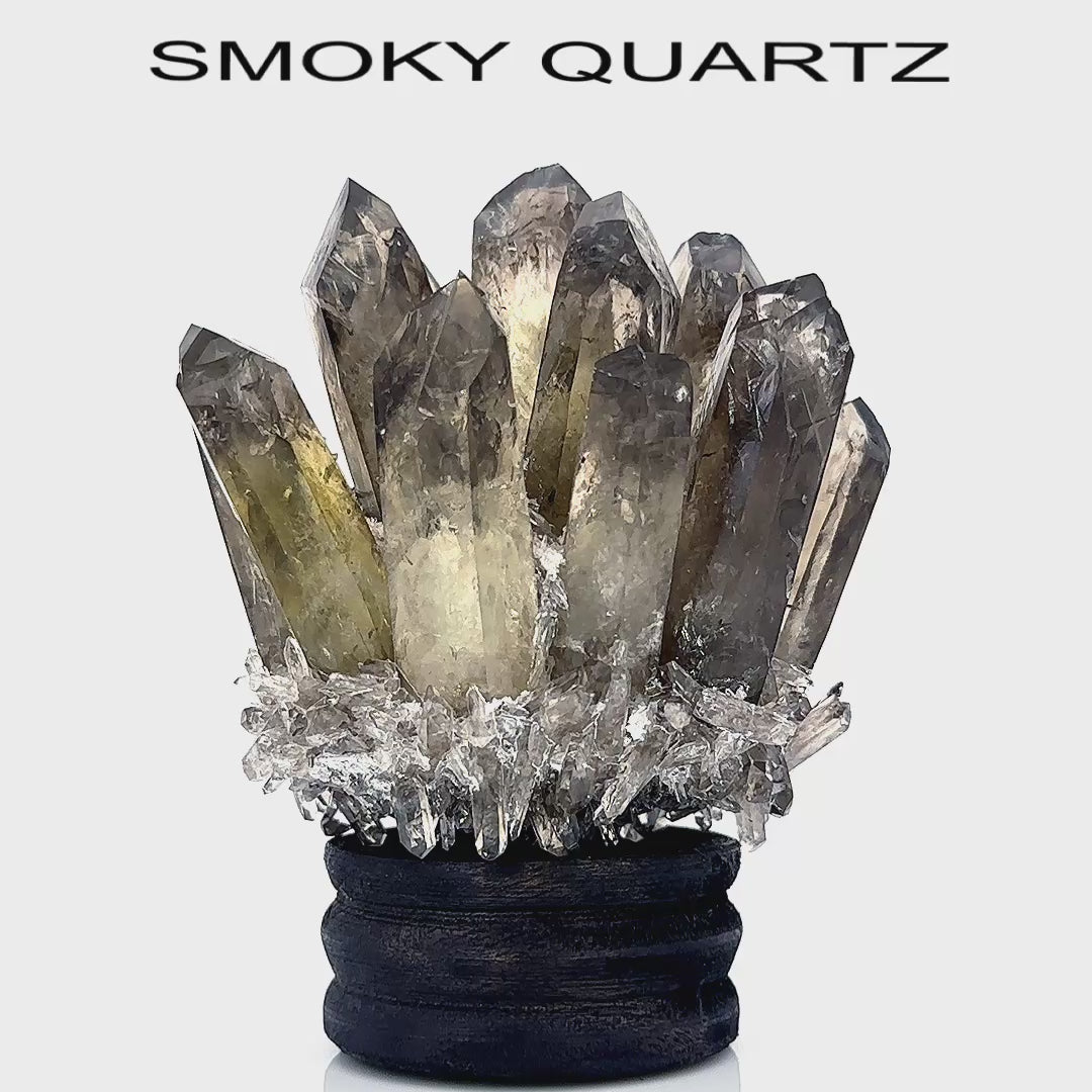 Smokey Quartz Cluster