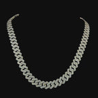 Moissanite gentleman's chain (8MM-19inches)